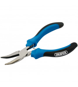 Soft Grip Bent Nose Mini Pliers, 125mm