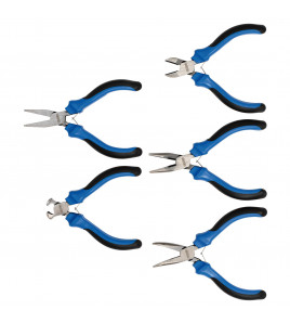 Soft Grip Mini Pliers Set (5 Piece)