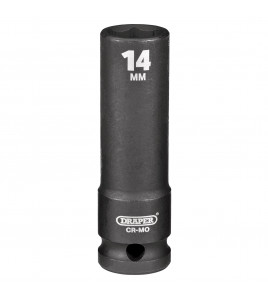 Draper HI-TORQ® Deep Impact Socket, 1/2 Sq. Dr., 14mm