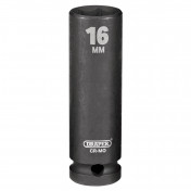 Draper HI-TORQ® Deep Impact Socket, 1/2 Sq. Dr., 16mm