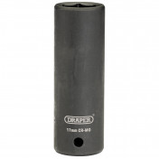 Draper Expert HI-TORQ® Deep Impact Socket, 1/2 Sq. Dr., 17mm