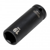 Draper HI-TORQ® Deep Impact Socket, 1/2 Sq. Dr., 19mm