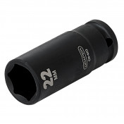 Draper HI-TORQ® Deep Impact Socket, 1/2 Sq. Dr., 22mm