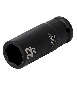Draper HI-TORQ® Deep Impact Socket, 1/2 Sq. Dr., 22mm