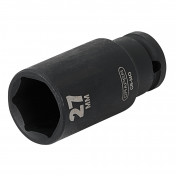 Draper HI-TORQ® Deep Impact Socket, 1/2 Sq. Dr., 27mm