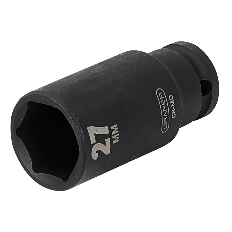 Draper HI-TORQ® Deep Impact Socket, 1/2 Sq. Dr., 27mm