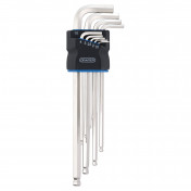 Metric Extra Long Arm Ball End Hex Key Set (9 Piece)
