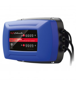 Schumacher® SC348 2 Bank 12V On Board Marine Battery Charger, 15A