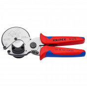 KNIPEX 90 25 25 Pipe cutter for composite and plastic pipes with multi-component grips 210mm