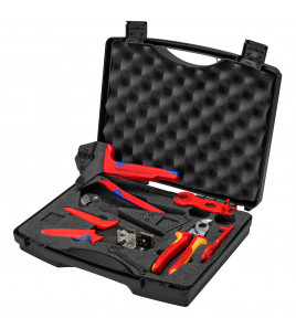 KNIPEX 97 91 04 V02 Tool Case for Solar Cable Connectors MC4, 10mm Capacity, 7 Parts