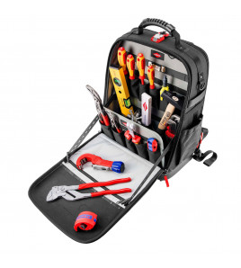 KNIPEX 00 21 50 S Tool Backpack Modular X18 Plumbing, 17 Parts, 530mm