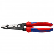 KNIPEX 13 72 200 ME Wire Stripper metric version with multi-component grips black atramentized 200mm