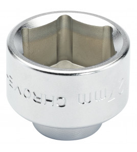 Draper Expert Oil Filter Cap Socket, 3/8 Sq. Dr., 27mm