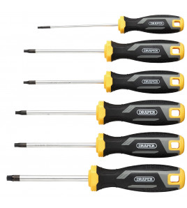 Draper TX-STAR® Tamperproof Soft Grip Screwdriver Set (6 Piece)
