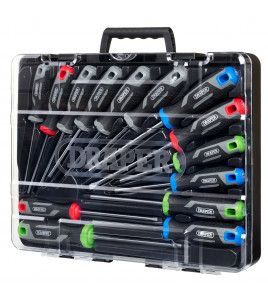 Soft Grip Screwdriver Set with Draper TX-STAR® (14 Piece)