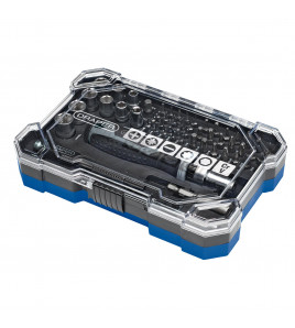 Soft Grip Ratchet Screwdriver and Bit Set (55 Piece)