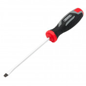 Pound Thru Slotted Soft Grip Screwdriver, SL5.5 x 125mm