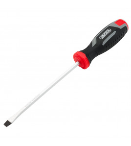 Pound Thru Slotted Soft Grip Screwdriver, SL6.5 x 150mm
