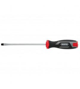 Pound Thru Slotted Soft Grip Screwdriver, SL6.5 x 150mm