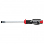 Pound Thru Slotted Soft Grip Screwdriver, SL8 x 150mm