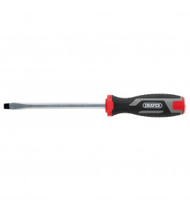 Pound Thru Slotted Soft Grip Screwdriver, SL8 x 150mm