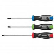 Pound Thru Soft Grip Screwdriver Set (3 Piece)