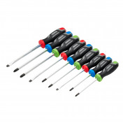 Pound Thru Soft Grip Screwdriver Set (9 Piece)