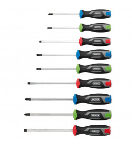 Pound Thru Soft Grip Screwdriver Set (9 Piece)