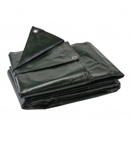 Heavy Duty Polyethylene Tarpaulin, 4 x 6m, Green