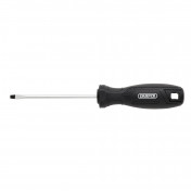 Slotted Hard Grip Screwdriver, 4.0 x 100mm