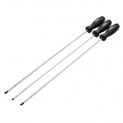 Long Reach Hard Grip Screwdriver Set (3 Piece)