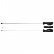 Long Reach Hard Grip Screwdriver Set (3 Piece)