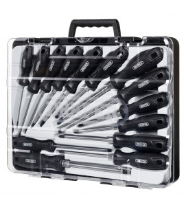 Hard Grip Screwdriver Set with Draper TX-STAR® (14 Piece)