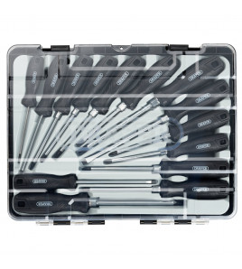 Hard Grip Screwdriver Set with Draper TX-STAR® (14 Piece)