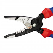 KNIPEX 13 72 200 ME Wire Stripper metric version with multi-component grips black atramentized 200mm