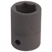 Draper Expert HI-TORQ® Impact Socket, 1/2 Sq. Dr., 18mm