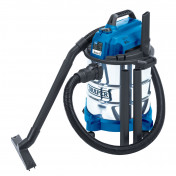 230V Wet & Dry Vacuum Cleaner with Stainless Steel Tank, 20L, 1250W