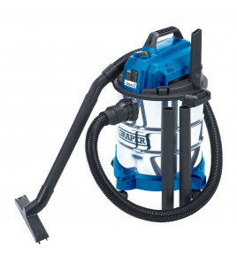 230V Wet & Dry Vacuum Cleaner with Stainless Steel Tank, 20L, 1250W