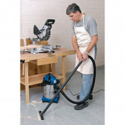 230V Wet & Dry Vacuum Cleaner with Stainless Steel Tank, 20L, 1250W