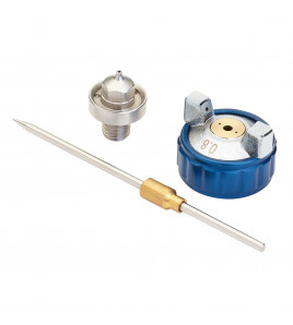 Spare 0.8mm Nozzle, Needle and Cap Set for Spray Guns 09708 and 09709