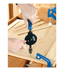 Chuck Double Pinion Hand Drill, 8mm/5/16