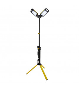 230V SMD LED Rechargeable Tripod Site Light, 50W, 5000 Lumens, Charging Adaptor Supplied