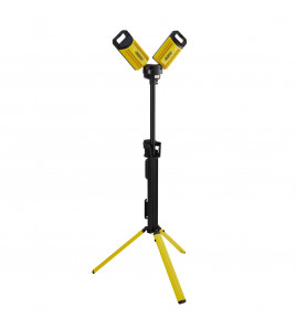 230V SMD LED Rechargeable Tripod Site Light, 50W, 5000 Lumens, Charging Adaptor Supplied