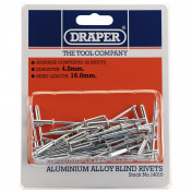 Blind Rivets, 4 x 15.8mm (50 Piece)