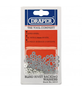 Rivet Backing Washers, 2.4mm (100 Piece)