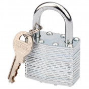 Laminated Steel Padlock, 40 x 23mm