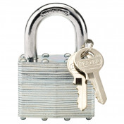 Laminated Steel Padlock, 50 x 31mm