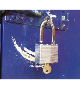 Laminated Steel Padlock, 50 x 31mm