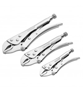 Curved Jaw Self Grip Pliers Set (3 Piece)