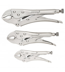 Curved Jaw Self Grip Pliers Set (3 Piece)